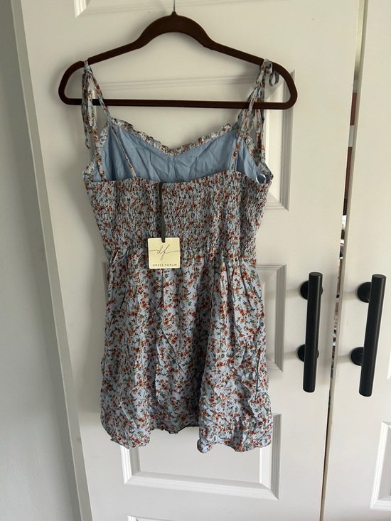 anthro blue floral dress A.L.C. Women's Renzo II Satin Pleated Dress in Riviera, Size 14
